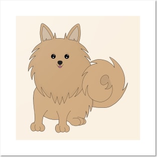 Dog Cartoon Amazing Pomeranian Posters and Art